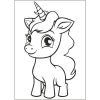 Süßes Einhorn – Sandbild
