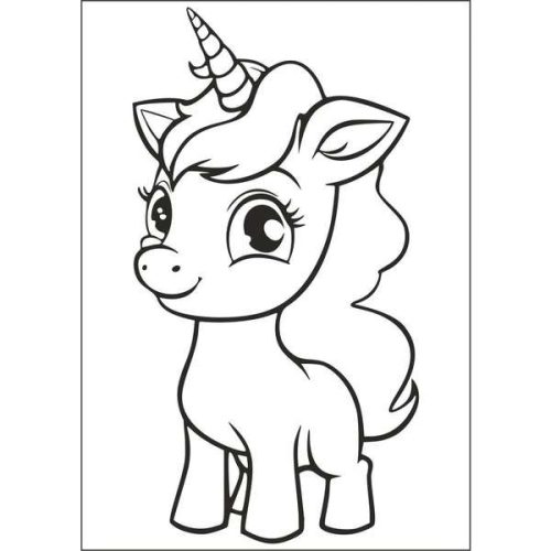 Süßes Einhorn – Sandbild